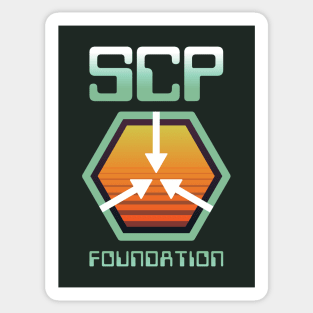 SCP Foundation - 70's retro 02 Sticker